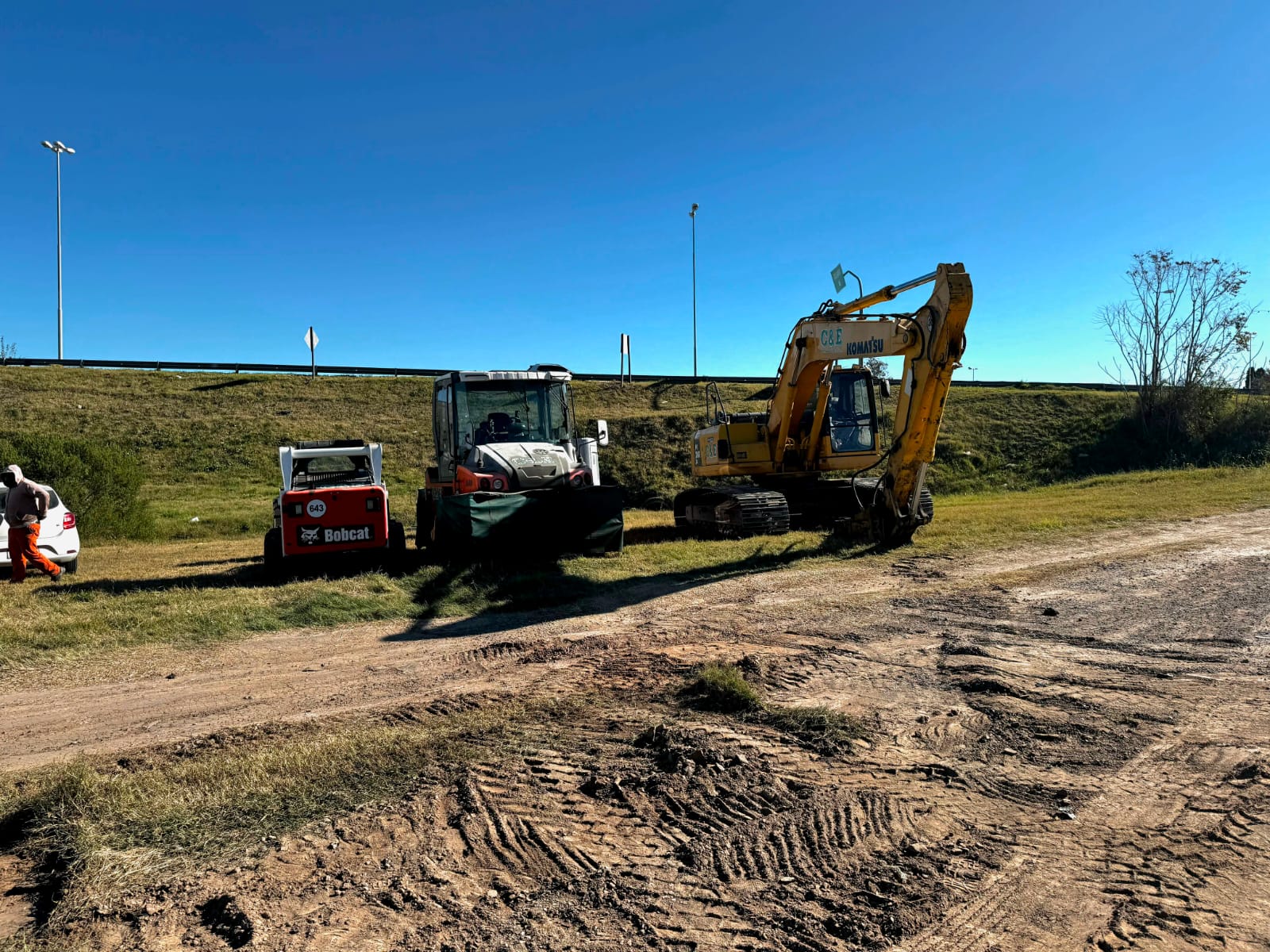 NOTICIAS CAMPANA: COMENZO LA RECONTRUCCION DE LA OTRA BAJADA DE RUTA 6 A RUTA 9